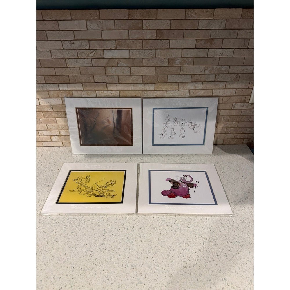 Disney Cruise Fan Club‎ Art Prints Sealed Lot